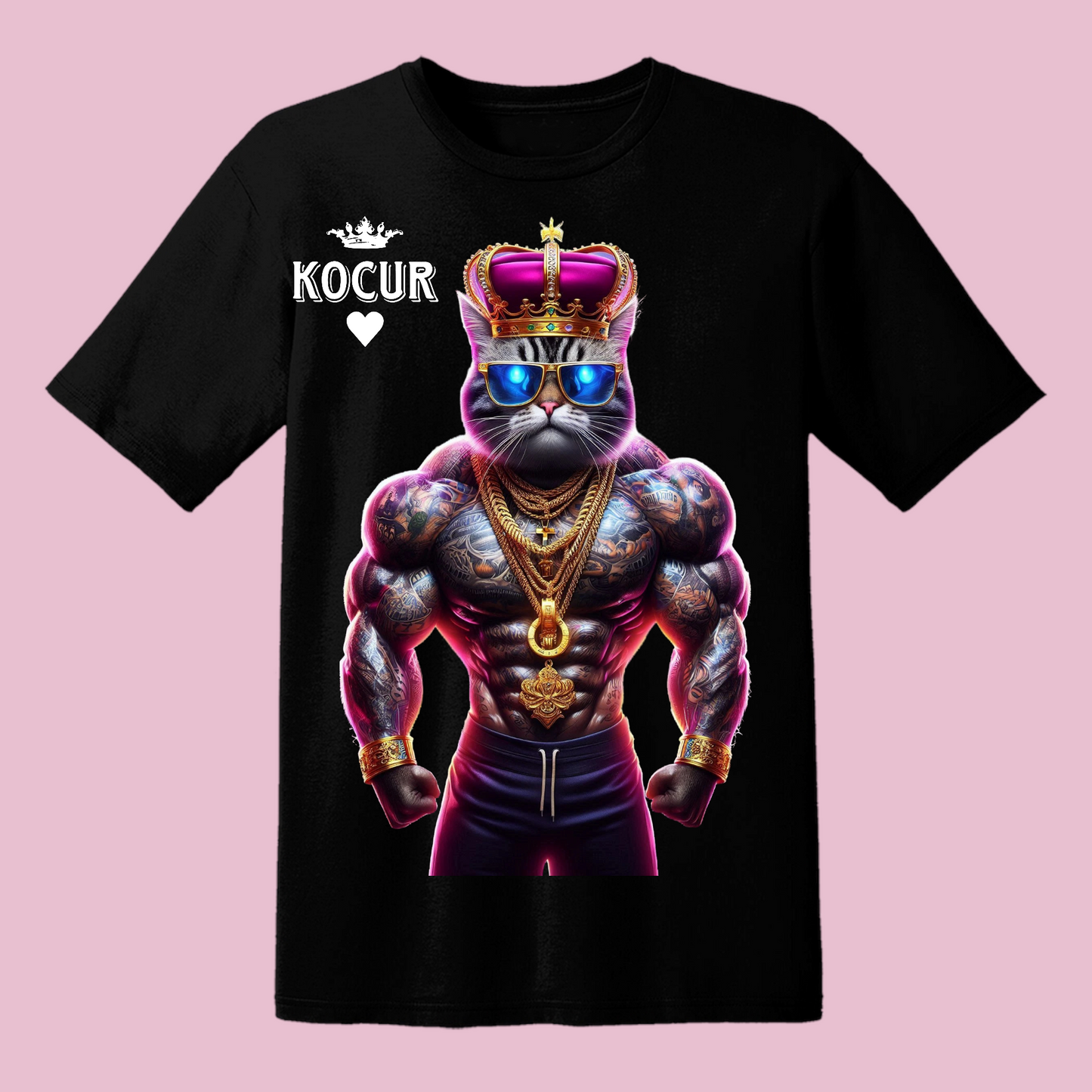 KOCUR wersja Gym/Siłownia neon 2