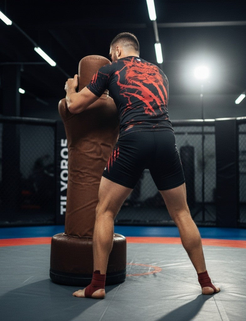 Kocur Fight division koszulka kompresyjna z krótkim rękawem