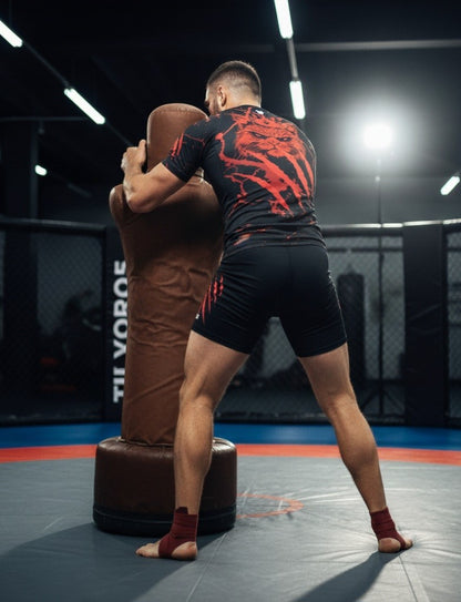 Kocur Fight division koszulka kompresyjna z krótkim rękawem