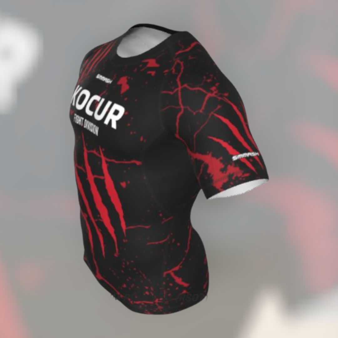 Kocur Fight division koszulka kompresyjna z krótkim rękawem