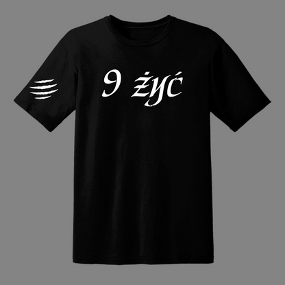 Kocur koszulka 9 żyć pazury