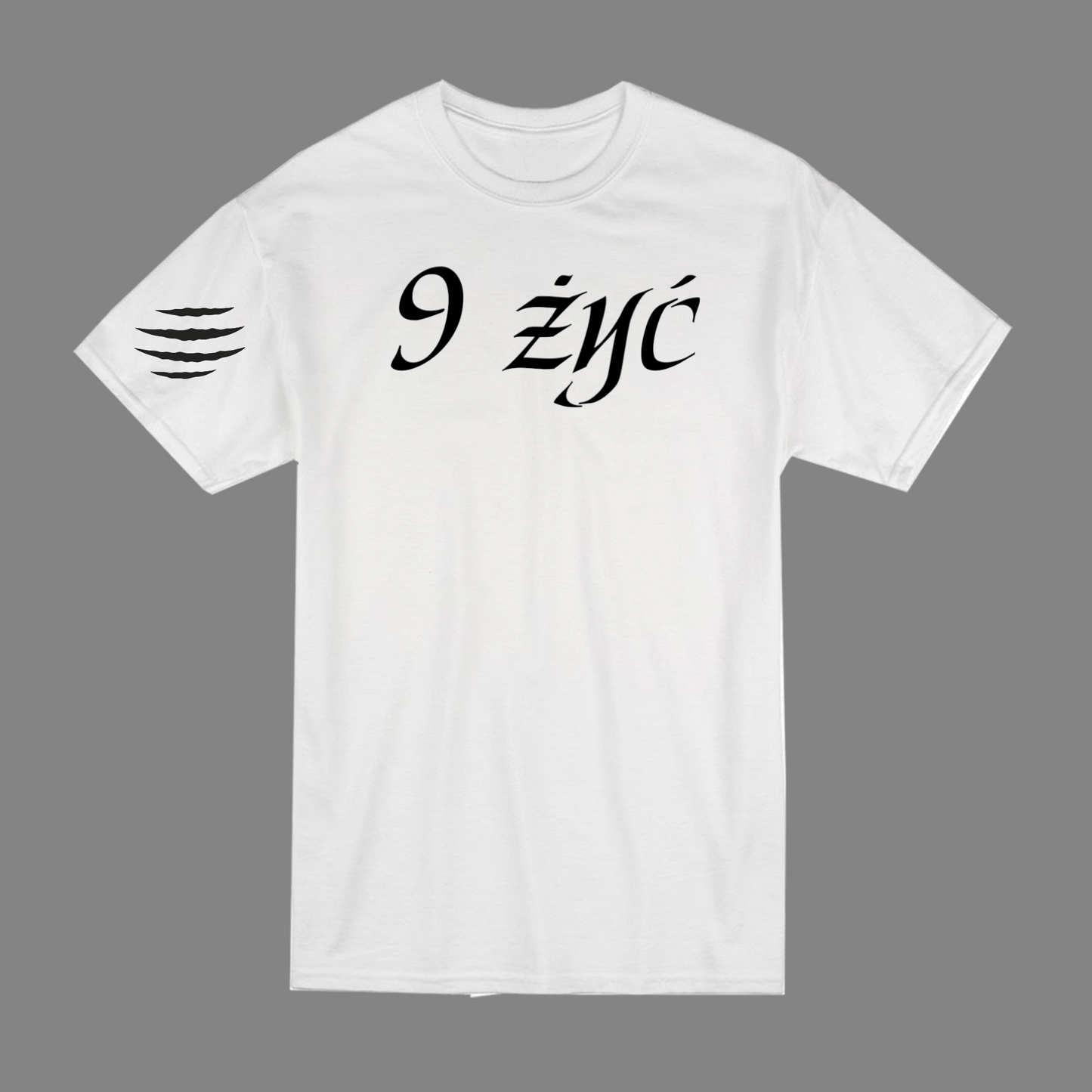 Kocur koszulka 9 żyć pazury