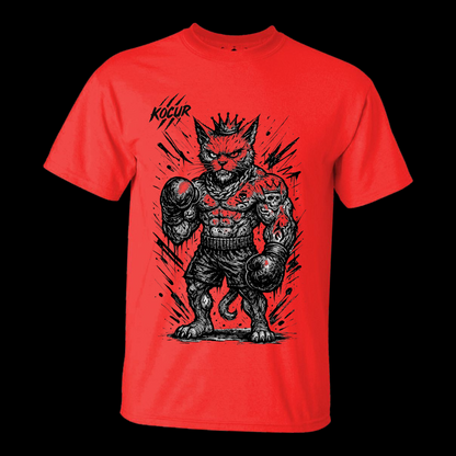 Kocur koszulka bokser b&w